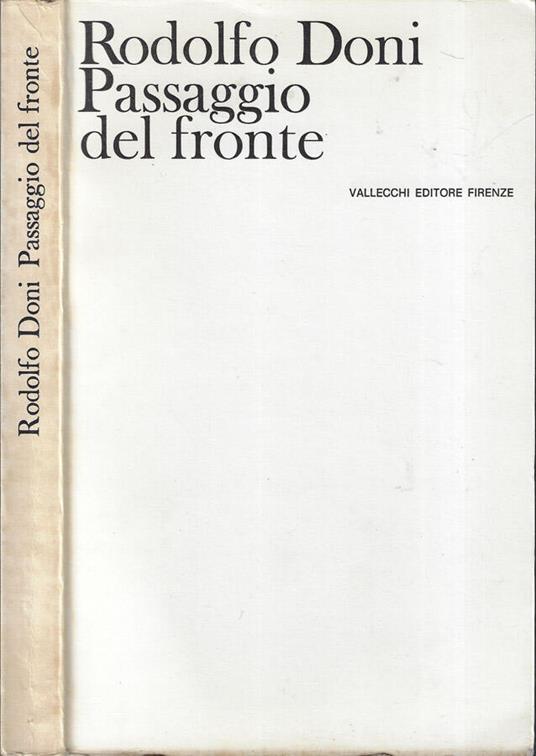 Passaggio del fronte - Rodolfo Doni - copertina