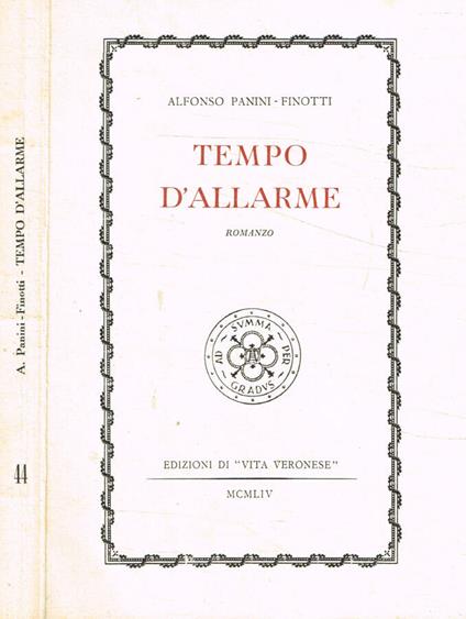 Tempo d'allarme - copertina