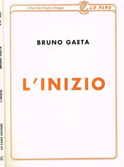 L' Inizio - Gaetano Bruno - copertina