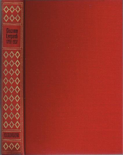 Giacomo Leopardi - copertina