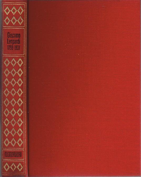 Giacomo Leopardi - copertina