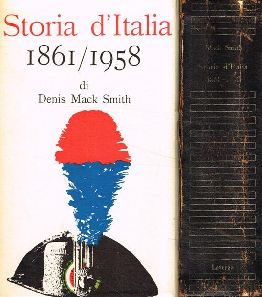 Storia d'Italia dal 1861 al 1958 - Denis Mack Smith - copertina