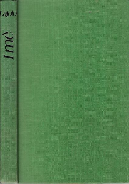 I mè - Davide Lajolo - copertina