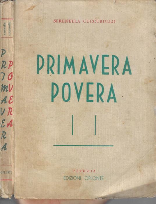 Primavera povera - copertina