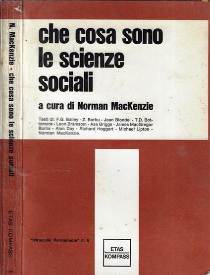 Che cosa sono le scienze sociali - copertina