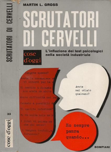 Scrutatori di cervelli - Martin L. Gross - copertina