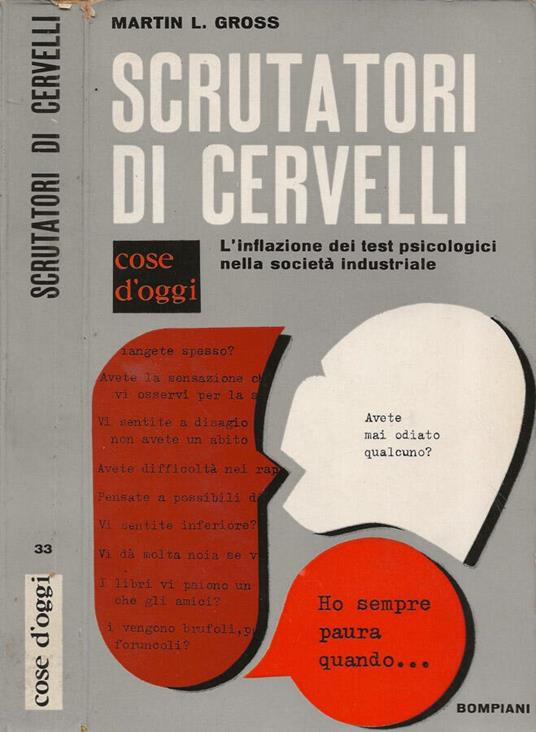 Scrutatori di cervelli - Martin L. Gross - copertina