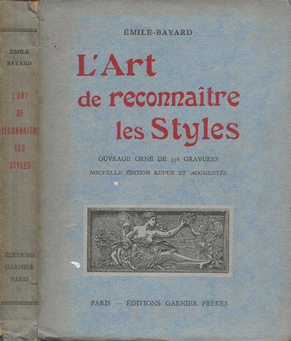 L' Art de reconnaitre les Styles - copertina
