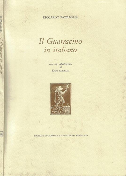 Il Guarracino in italiano - Riccardo Pazzaglia - copertina