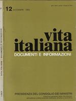 Vita italiana- Documenti e informazioni n. 12 Anno 1983
