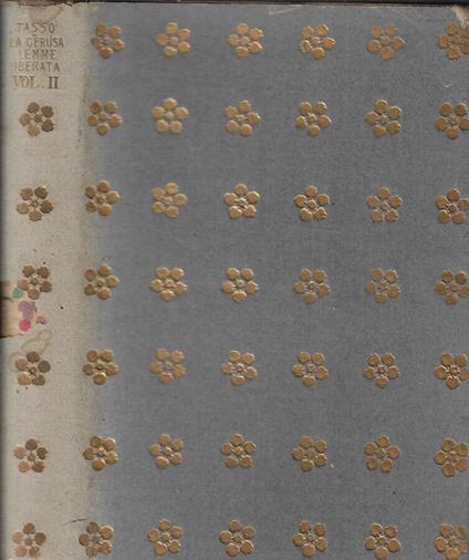 La Gerusalemme Liberata Vol. II - Torquato Tasso - copertina
