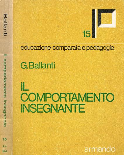 Il comportamento insegnante - Graziella Ballanti - copertina