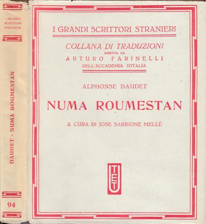Numa Roumestan - Alphonse Daudet - copertina