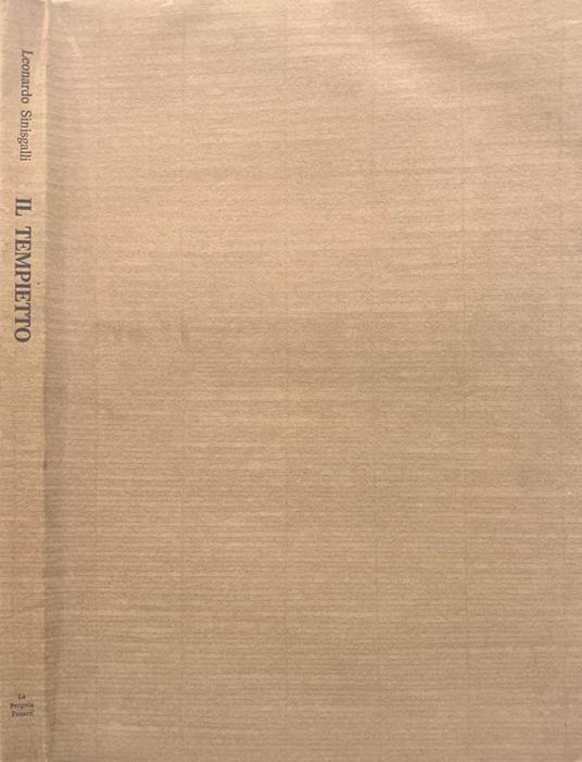 Il Tempietto - Leonardo Sinisgalli - copertina