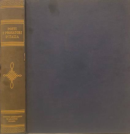 Poeti e prosatori d'Italia - Alfredo Colombo - copertina