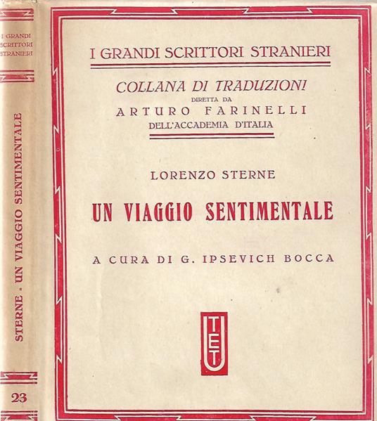 Un Viaggio sentimentale - Laurence Sterne - copertina