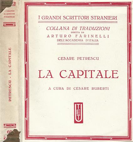 La Capitale - Cesare Petrescu - copertina