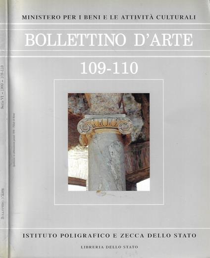 Bollettino d'Arte, Anno LXXXIV, serie VI, n. 109 - 110, Luglio - Dicembre 1999 - copertina