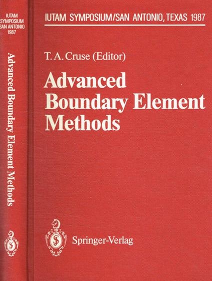 Advanced Boundary element methods - copertina