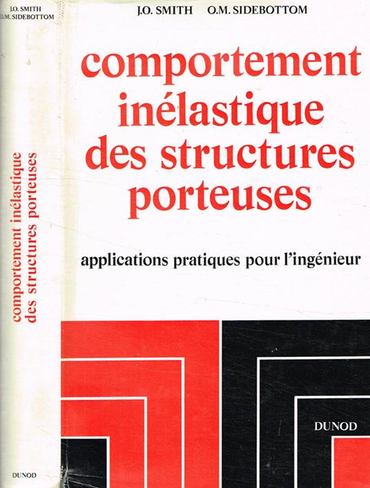 Comportement inelastique des structures porteuses - copertina