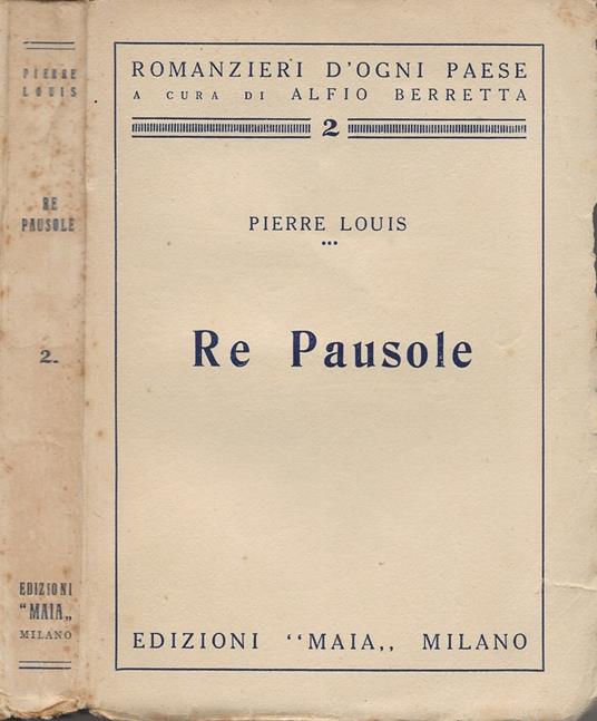 Re Pausole - Pierre Louki - copertina
