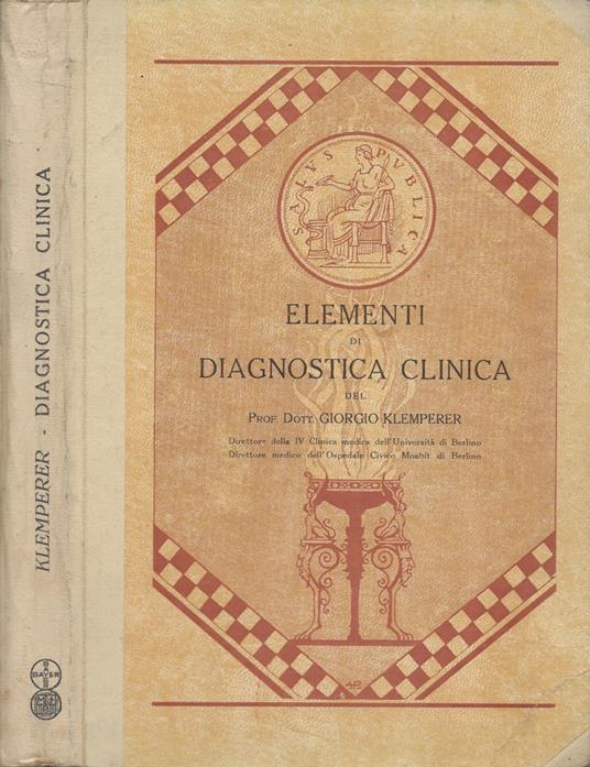 Elementi di Diagnostica Clinica - copertina