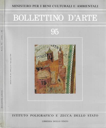 Bollettino d'Arte, anno LXXXI, serie VI, n. 95, gennaio - marzo 1996 - copertina