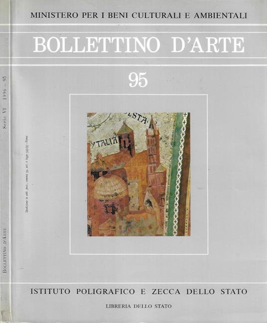 Bollettino d'Arte, anno LXXXI, serie VI, n. 95, gennaio - marzo 1996 - copertina