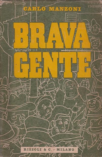 Brava Gente - Carlo Manzoni - copertina
