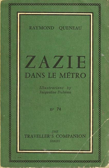 Zazie dans le métro - Raymond Queneau - copertina