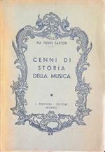 Cenni di storia della musica: secondo i nuovi programmi di lettere italiane per le scuole medie superiori