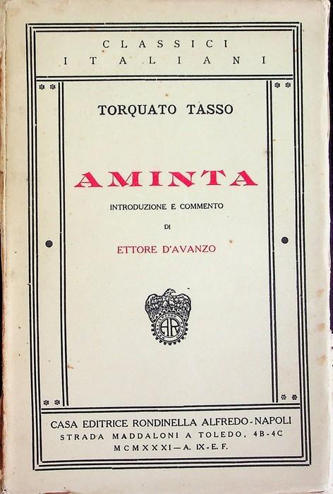 Aminta - Torquato Tasso - copertina