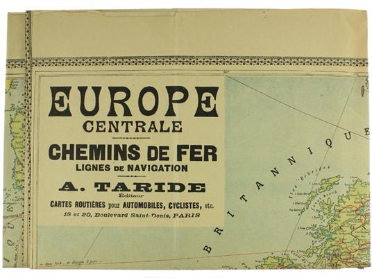 EUROPE CENTRALE. CHEMINS DE FER - LIGNES DE NAVIGATION - copertina