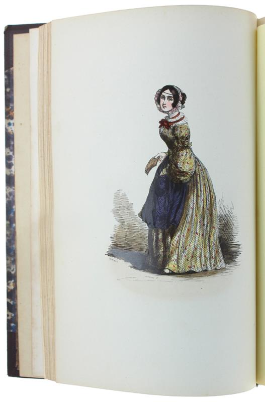 Les FRANÇAIS PEINTS PAR EUX-MEMES. Tome Second. [complet des 48 planches rehaussées en couleurs] - Collectif