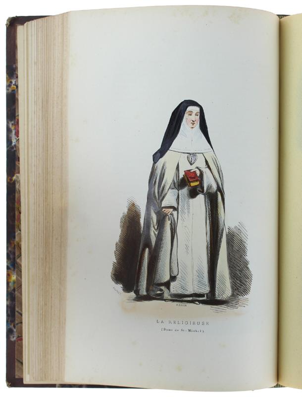 Les FRANÇAIS PEINTS PAR EUX-MEMES. Tome Quatrième. [complet des 49 planches rehaussées en couleurs] - Collectif