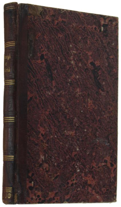 PREGI E VIRTU'. Esempi storicii dettati da Salvatore Muzzi a seguito dell'altro suo libro intitolato Cento novelline morali - Salvatore Muzzi - copertina