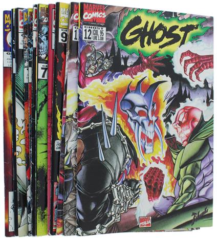 GHOST - Anno I # 1 - 2 - 3 - 4 - 5 - 6 - 7 - 8 - 9 - 10 - 11 - 12 (Ciclo completo) - Marvel Comics Italia, - 1994 - copertina