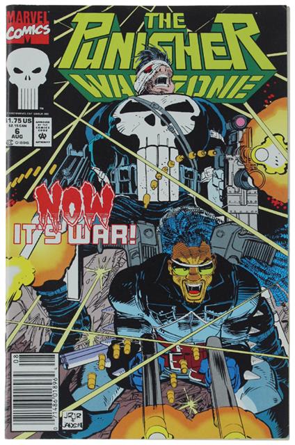The PUNISHER WAR ZONE Vol.I # 6, 1992. Fine, as new - copertina