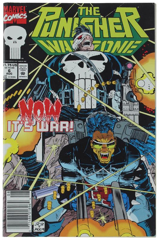 The PUNISHER WAR ZONE Vol.I # 6, 1992. Fine, as new - copertina