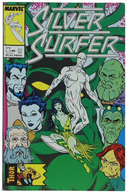 SILVER SURFER: GUERRA! Play Press - N. 6/1990. (come nuovo) - Play Press, - 1990 - copertina