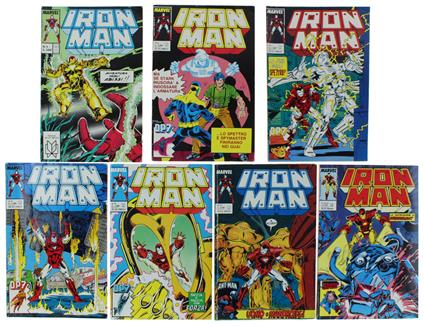 IRON MAN - Play Press # 4, 6, 7, 8, 9, 13, 29/30 (7 albi tutti come nuovi) - Play Press edizioni, - 1989 - copertina
