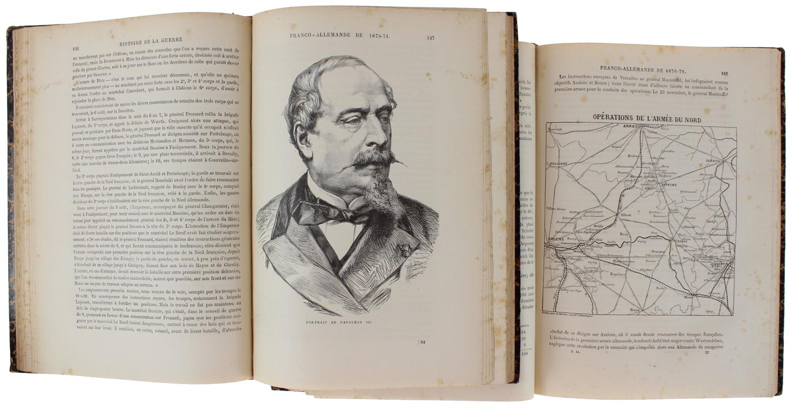 HISTOIRE DE LA GUERRE FRANCO-ALLEMANDE 1870-1871. Nouvelle édition revue, corrigée et augmentée. Tome 1 + Tome 2