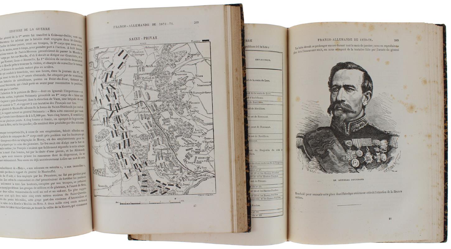 HISTOIRE DE LA GUERRE FRANCO-ALLEMANDE 1870-1871. Nouvelle édition revue, corrigée et augmentée. Tome 1 + Tome 2
