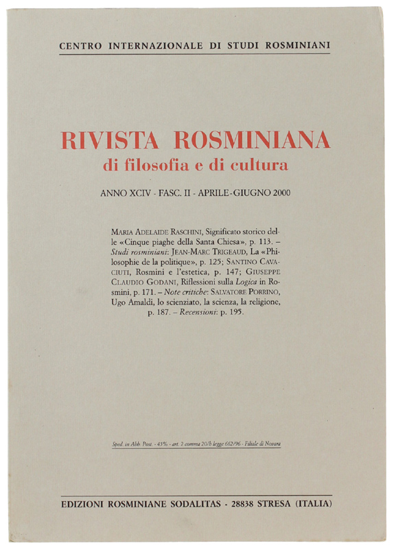 Bergoglio Libri d'Epoca Snc