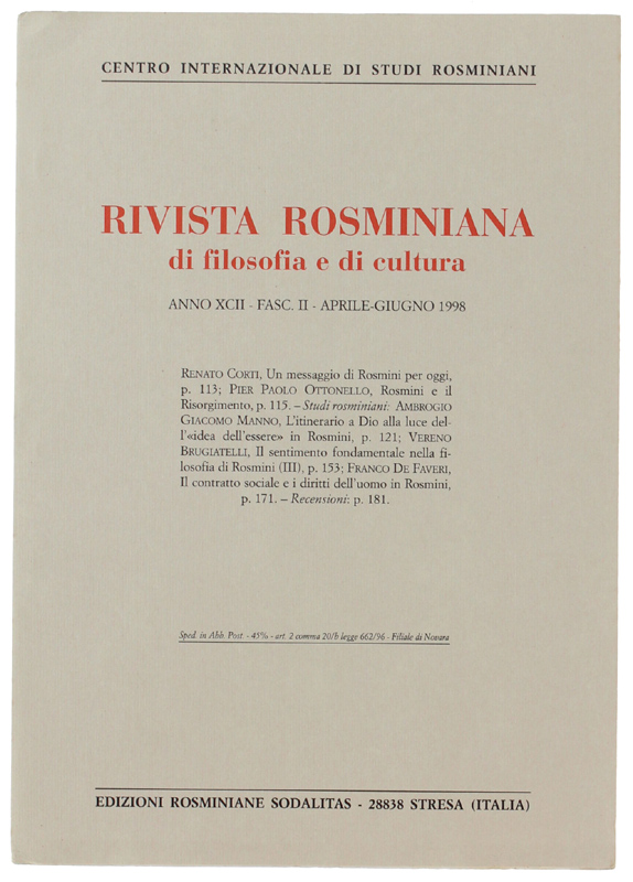 Bergoglio Libri d'Epoca Snc