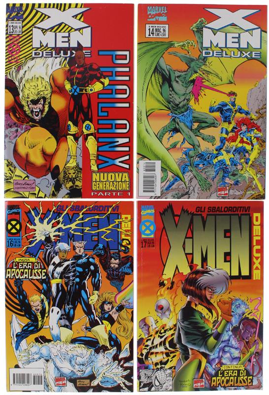 X-MEN MARVEL TOP 9 + X-MEN DELUXE 1996 # 10 11 12 13 14 16 17 18 19 20 - Marvel Comics Italia. Lotto di 11 numeri, tutti come nuovi