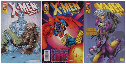 X-MEN UNIVERSE. Deluxe edition 1998 # 33 # 34 # 35. Marvel Comics Italia,. Come nuovi - copertina
