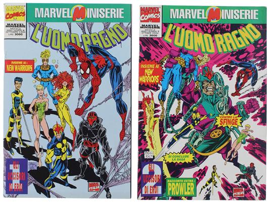 L' UOMO RAGNO MARVEL MINISERIE 1994 N. 6 e 7. Entrambii in ottimo stato, COME NUOVI - copertina