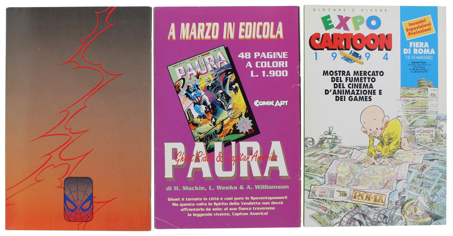 L' UOMO RAGNO N.0 / 1994 + L'UOMO RAGNO SPIRITI DI VENOM - Comic Art 1994 N. 1 e 2 : tre albi in ottimo stato, COME NUOVI