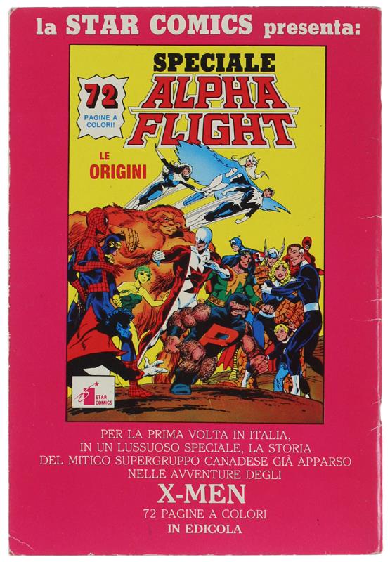 L' UOMO RAGNO N° 34. Edizioni Star Comics, 1989. Ottimo stato